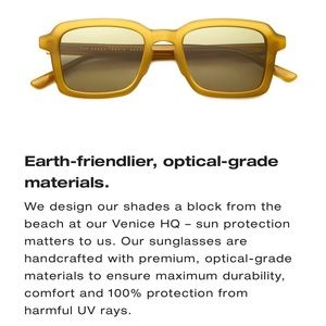 Crap Eyewear Heavy Tropix Polarized Sunglasses in Agave